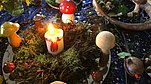 Schamanischer Altar auf einem Magic Mushroom Retreat "Reise zu Dir selbst" mit Julia Fischer
